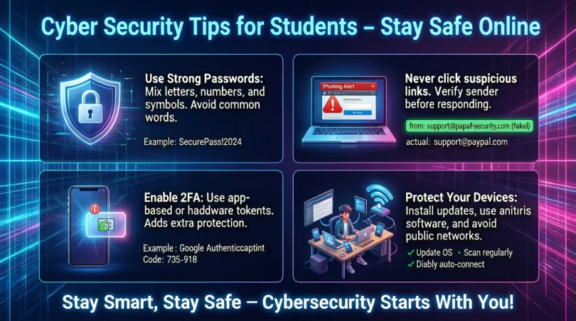Cyber Security Tips for Students – Stay Safe Online